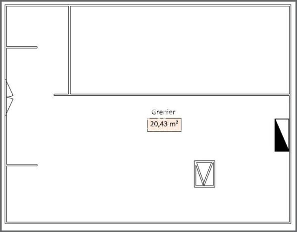 Appartement T4 de 94 m², à finir de rénover