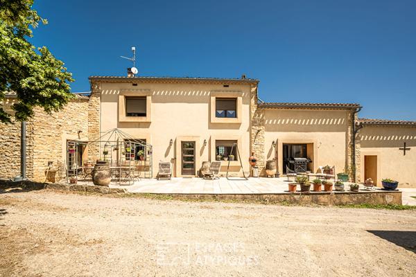 Domaine naturel de 42 ha clos avec ferme rénovée et gîte – Triangle Carcassonne, Limoux, Bram