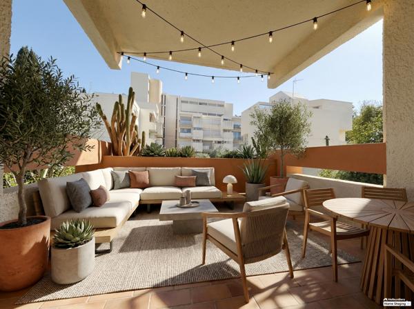 Spacieux T4 traversant très calme avec terrasse sud et garage en sous-sol