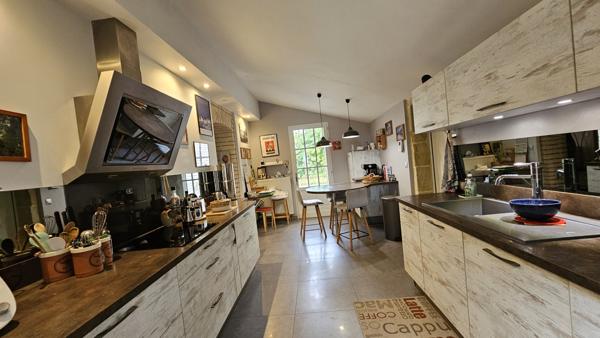 Gontaud-de-Nogaret (47400) Magnifaique demeure 6 chambres, piscine, spa, Grange et puits