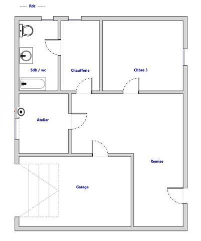 Millau (12100) Maison des années 60 à rénover — Quartier recherché de Millau, au calme d’une impasse
