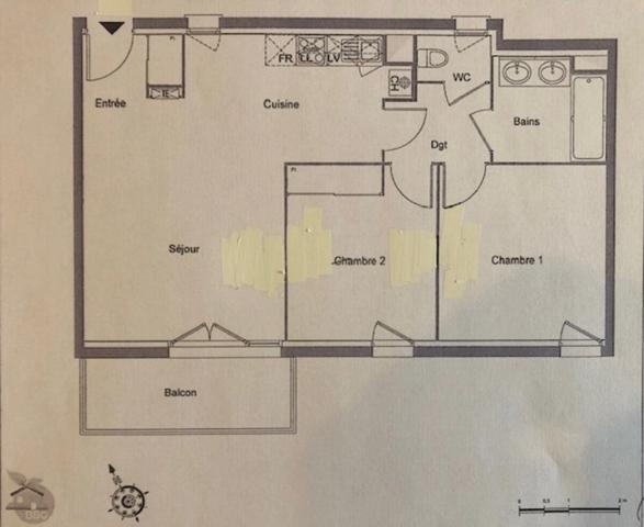 SAINT MEDARD EN JALLES Cérillan - Appartement 3 pièces 59 m², terrasse + 2 parkings