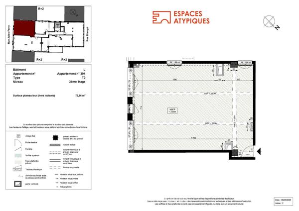 Loft industriel brut à aménager