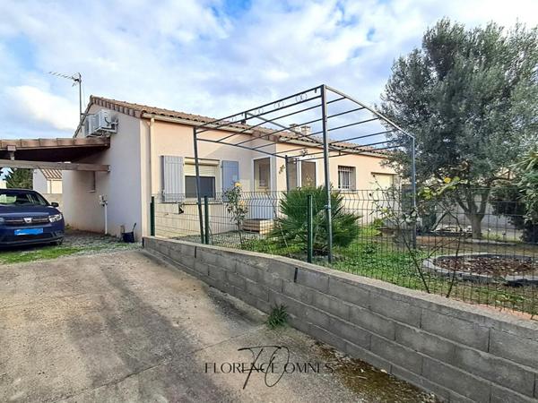 Maison 93m2  Plain-pied-  3 chambres - Jardin - Piscine -  FONTIES D'AUDE - 199500