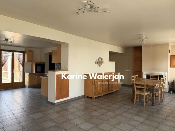 Courrières (62710) MAISON CENTRE VILLE, BEAUX VOLUMES + GARAGE - ATELIER ET LOGEMENT INDEPENDANT