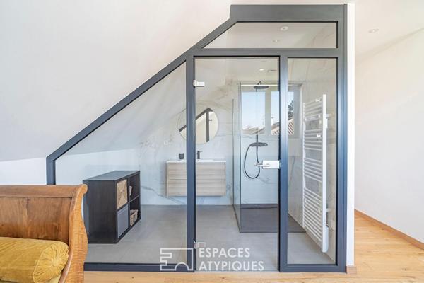 Maison rénovée et sa piscine