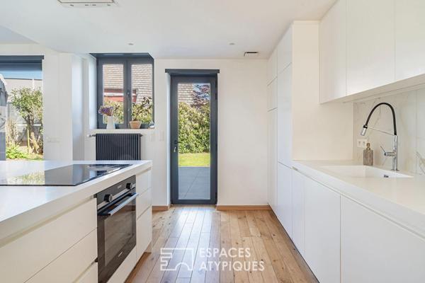 Maison rénovée et sa piscine