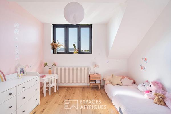 Maison rénovée et sa piscine