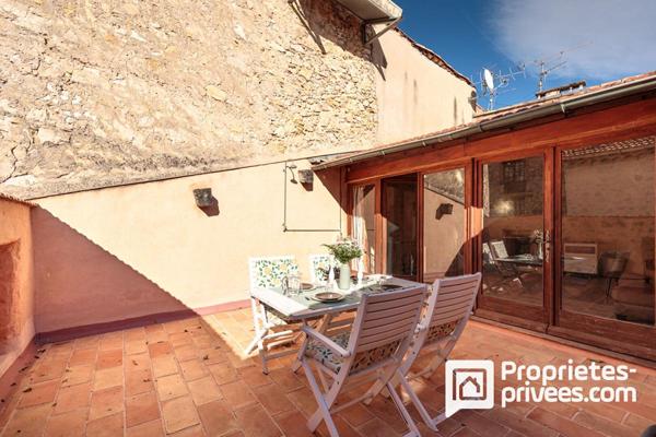 Authentique maison de village de 4 pièces avec grande terrasse