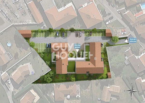 Appartement T2 de 35 m² en dernier étage