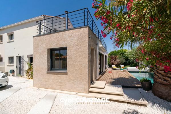 Lattes, Dpt Hérault (34), Maison contemporaine 180 m² avec piscine