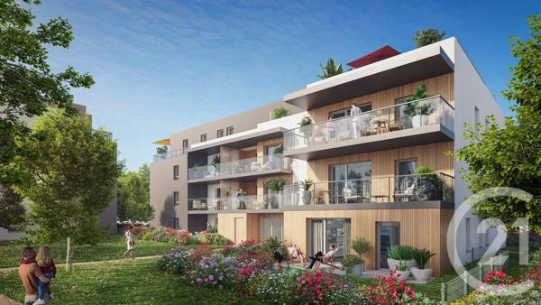 Appartement F3 à vendre  3 pièces - 60,84 m 2   RUMILLY  - 74