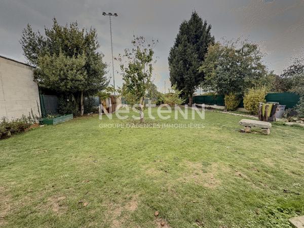 MAISON A VENDRE A CHAUNY - INDIVIDUELLE - 102 M² - 4 CHAMBRES - SOUS-SOL TOTAL - JARDIN