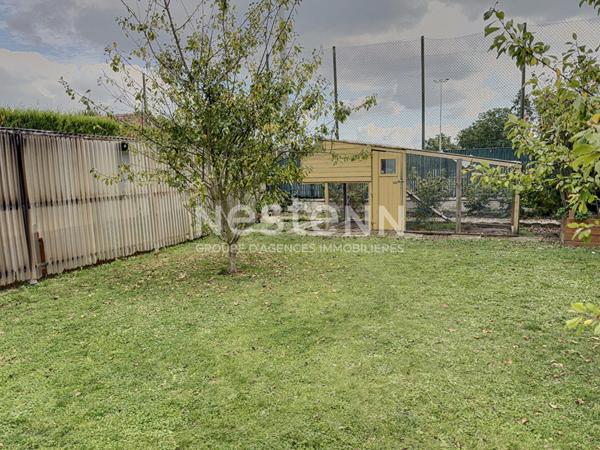 MAISON A VENDRE A CHAUNY - INDIVIDUELLE - 102 M² - 4 CHAMBRES - SOUS-SOL TOTAL - JARDIN