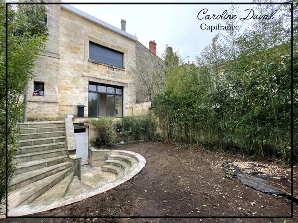 Dpt Gironde (33), à louer NON MEUBLE / BORDEAUX/NANSOUTY Grande maison en Pierre, avec Jardin