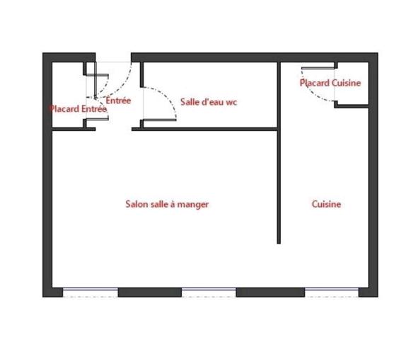 Appartement 1 pièce - 34 m²