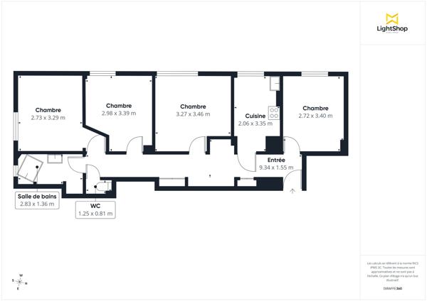 Appartement 4 pièces 65m² avec cave - Rue Gabriel Péri, Vitry-sur-Seine