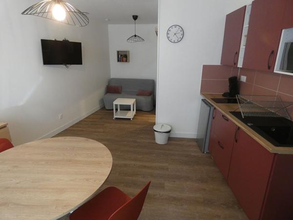 Appartement meublé Crepy En Valois 1 pièce(s) 21.26 m2