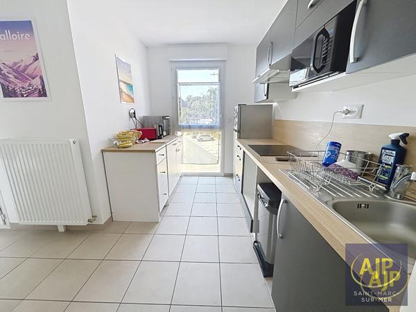 Appartement à louer Saint Nazaire : 3 pièces, 62m² avec 2 chambre(s) à 863€ - AJP Immobilier Saint-Marc-sur-Mer