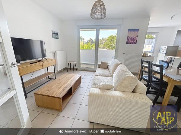 Appartement à louer Saint Nazaire : 3 pièces, 62m² avec 2 chambre(s) à 863€ - AJP Immobilier Saint-Marc-sur-Mer