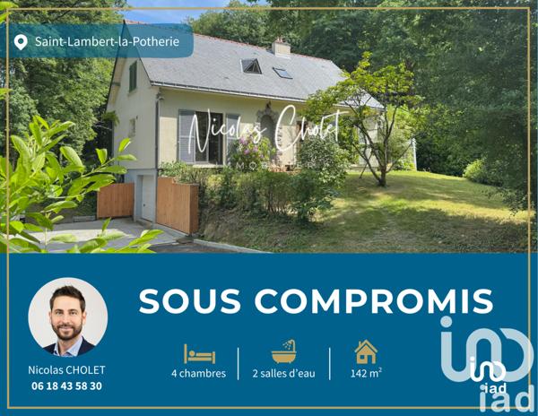 Maison à vendre 7 pièces 138 m² Saint-Lambert-la-Potherie