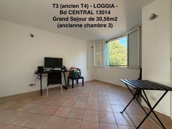 BD CENTRAL 13014 - T3 de 68,48m2 - Veranda/Loggia    appartement  CLIMATISE       119 700 euro