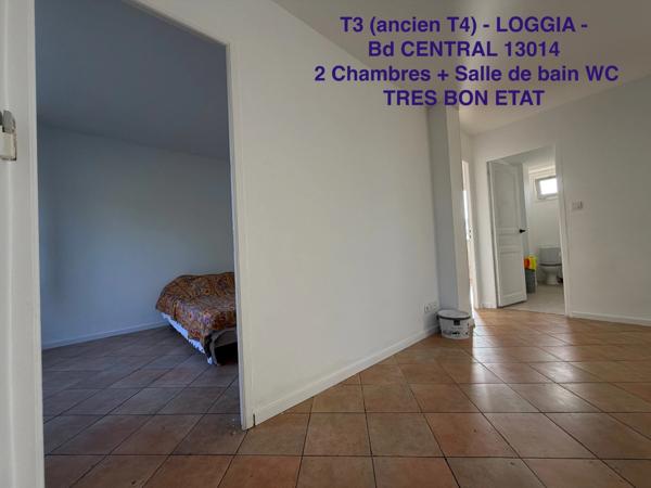 BD CENTRAL 13014 - T3 de 68,48m2 - Veranda/Loggia    appartement  CLIMATISE       119 700 euro