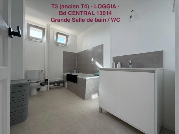 BD CENTRAL 13014 - T3 de 68,48m2 - Veranda/Loggia    appartement  CLIMATISE       119 700 euro