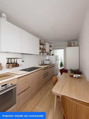 Appartement 64 m² - 3 pieces - 2 chambres