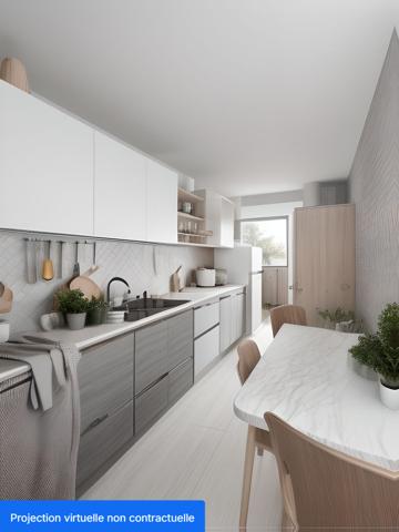 Appartement 64 m² - 3 pieces - 2 chambres