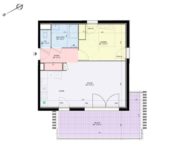 Appartement à vendre 2 pièces 51 m² Agay