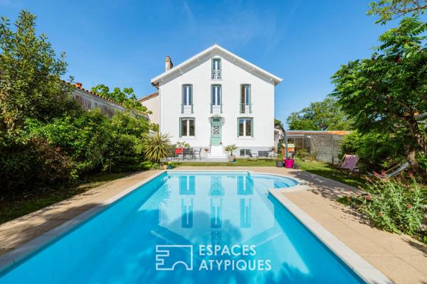 Maison de ville au charme intemporel, véritable cocon familial