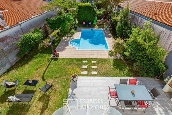Maison de ville au charme intemporel, véritable cocon familial