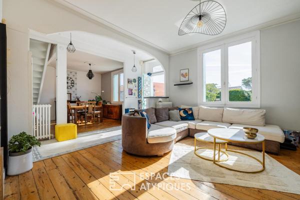Maison de ville au charme intemporel, véritable cocon familial