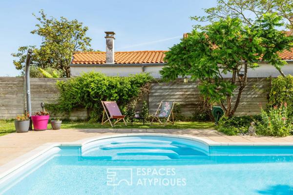 Maison de ville au charme intemporel, véritable cocon familial