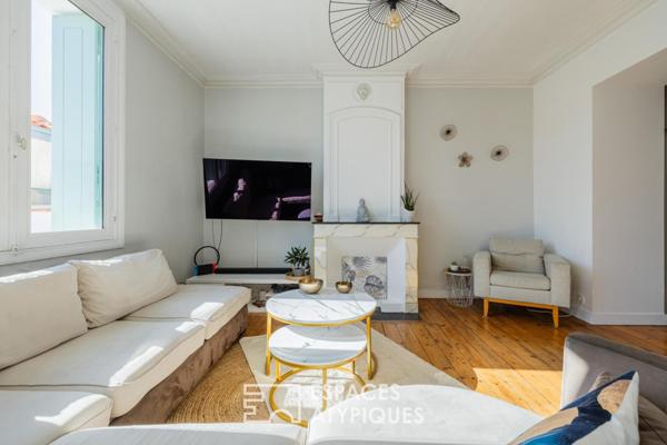 Maison de ville au charme intemporel, véritable cocon familial
