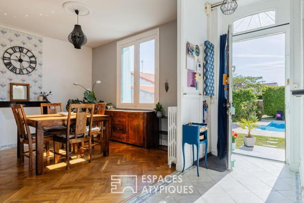 Maison de ville au charme intemporel, véritable cocon familial