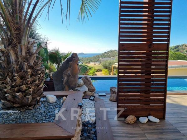 Maison située à Pietrosella avec vue mer, rive sud d'Ajaccio