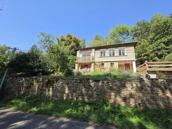 Maison de 84 m² avec sous-sol complet sur 4 965 m² de terrain – Accès rivière – Silhac