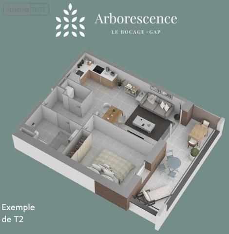 Appartement neuf à vendre à Gap dans lesHautes-Alpes (05000), ref : 003/PN2026