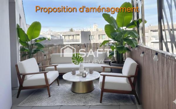 Beau 2 pièces de 2021, 46 m2, balcon, parking