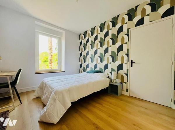 Ensemble immobilier composé de 6 chambres d'étudiants