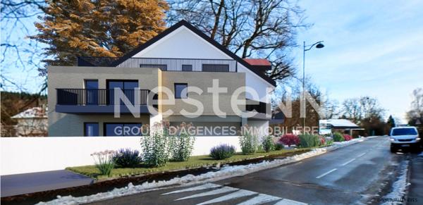 Appartement 3 Pièces 57,57 m² à vendre Doubs - Avec terrasse !