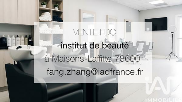 Esthétique, Coiffure​ à vendre 56,5 m² Maisons-Laffitte