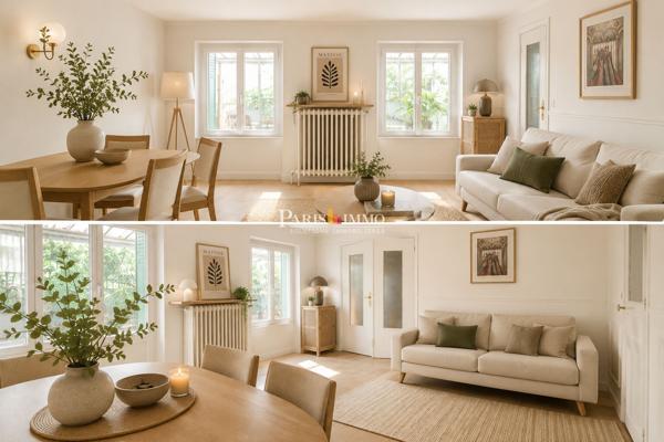 Paris 18e - Grande Carrière - Maison avec jardin - Bien unique
