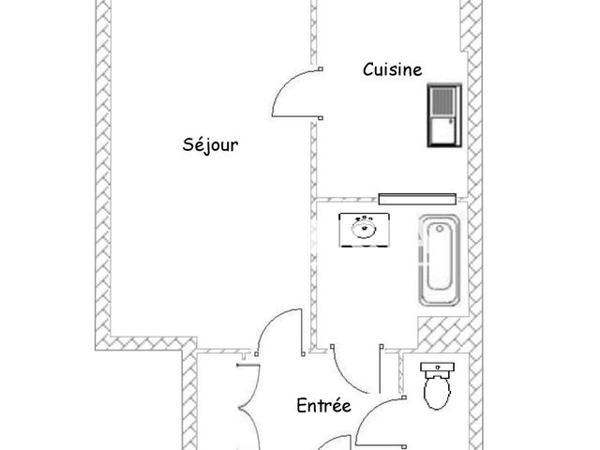 Location Studio 31.2 m² - 346 RUE GARIBALDI Lyon 69007