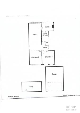 F3, 2ch., 51m² dernier étage + garage+cave à Nancy Nancy (54000)