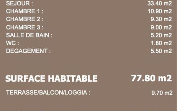 Appartement à vendre    4 pièces • 77,80 m2 Neuville-sur-Saône