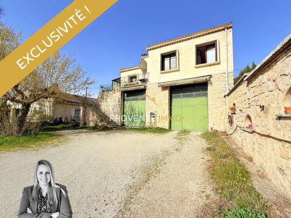 Cadenet (84160) Maison 107 m² et hangar 280 m² - Fort potentiel à Cadenet