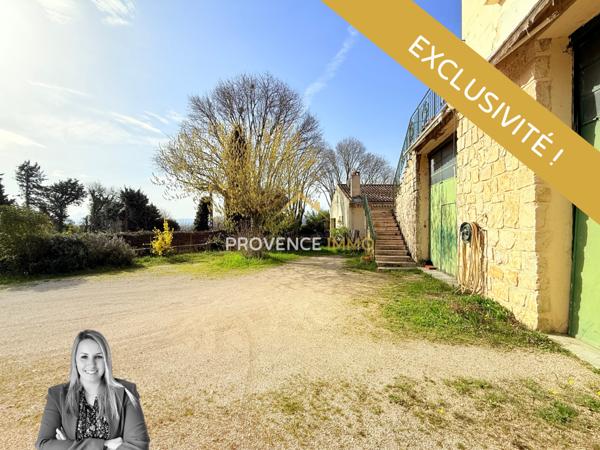 Cadenet (84160) Maison 107 m² et hangar 280 m² - Fort potentiel à Cadenet